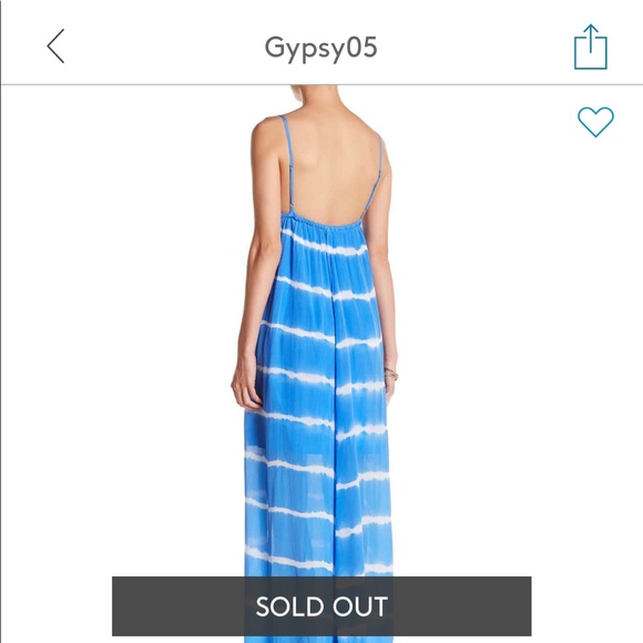 Gypsy tie dye maxi dress size S - Picture 2 of 7